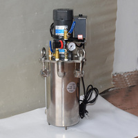 Réservoir sous pression en acier inoxydable 304 de 30 L avec moteur, cuve de mélange automatique pour machine de pulvérisation de peinture, encre, colle et revêtement – Approvisionnement direct usine