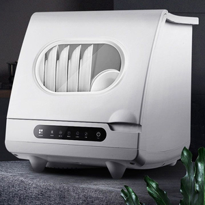 <span class=keywords><strong>Lavavajillas</strong></span> eléctrico de plástico inteligente para el hogar, totalmente automático, perezoso, multifuncional, instalación gratuita, capacidad de 4 juegos - Product Image 5