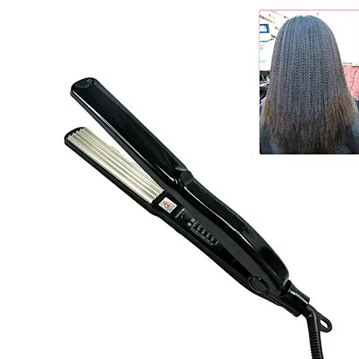 Двойное напряжение Титан гофрированного железа кукурузы устройство для завивки небольшая волнистая профессиональная машинка для стрижки волос выпрямитель для волос щипцы для обжима железа