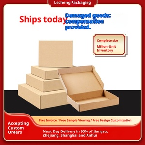 Wholesale <b>White</b> Square Hard Cardboard Shipping <b>Boxes</b> for Clothing, Colorful Corrugated Mailer - Product Image 4