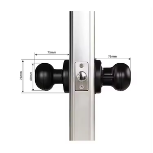 Puerta interior electrónica para dormitorio, cerraduras privadas, aplicación <span class=keywords><strong>digital</strong></span> tuya, perillas de puerta inteligentes de marcha con huellas dactilares - Product Image 6