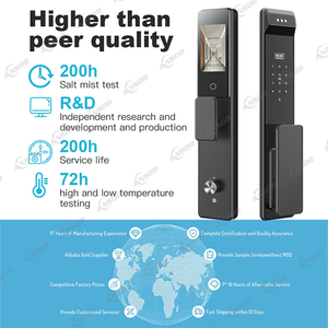 Keyless an ninh thông minh khóa Palm tĩnh mạch nhận dạng khuôn mặt tuya <span class=keywords><strong>app</strong></span> điều khiển từ xa Wifi kết nối gỗ <span class=keywords><strong>camera</strong></span>-cho an ninh nhà - Product Image 5