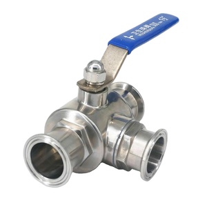วาล์ว C-Way Heavy Duty แบบแมนนวล SS T Port Ball พร้อมการเชื่อมต่อแบบ NPT รองรับแรงดัน 650 psi สำหรับน้ำอุณหภูมิสูง ปรับแต่งได้ - Product Image 1