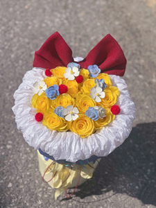 D408 Regalo de San Valentín o Cumpleaños <span class=keywords><strong>para</strong></span> <span class=keywords><strong>Novia</strong></span>, Rosa Artificial Eterna, Ramo de Jabón en Barra <span class=keywords><strong>para</strong></span> Mujer - Product Image 6