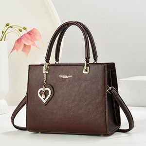 Ladies Luxury PU Leather Casual Shoulder Bags Ladies Handbags Handbags <b>Top</b> Carry Shoulder Bags Main Bag - Product Image 3