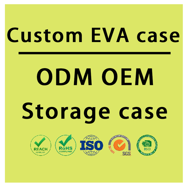 EVA Hard Case Electronic Accessories Protective Storage Power Bank HDD SD Memory Card EVA Hard Disk Drive Carrying Case