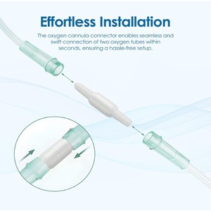 สายออกซิเจน, สายแคนนูลาสำหรับจมูก, ข้อต่อแบบหมุนได้, ข้อต่อแบบพายโกดา - Product Image 5