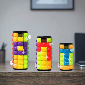 Fidget Toys para adultos y adolescentes-Magic Cube Puzzle, Brain Teasers, Cilindro Girar y deslizar Juguete lógico para niños - Product Image 4