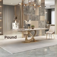 Ensemble table et chaises de salle à manger en métal, style moderne minimaliste et luxueux, avec plateau réglable, idéal pour les petits appartements et usage domestique