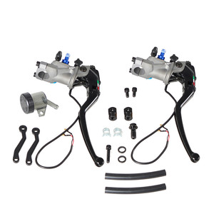 Palanca de freno de mano hidráulica CNC con doble bomba y embrague para modificación de motocicleta, de aluminio, para motocicletas de calle, versión para diestros, mejora. - Product Image 2