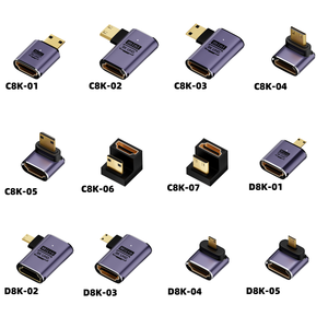 Factory Wholesale Micro <strong>HDMI</strong> to <strong>HDMI</strong> Adapter Mini <strong>HDMI</strong> Male 8K HD Audio Transfer TV Computer <strong>Converter</strong> With Indicator - Product Image 6