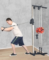 TBFIT Máquina de Poleas Doble para Uso Doméstico, Montaje en Pared, Estación de Poleas Cruzadas y Lat Pulldown, Metálica, Unisex, para Espalda, Hombros, Tríceps y Pecho