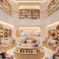 Présentoir de sol personnalisé en panneaux de particules pour cosmétiques et produits de beauté – Mobilier de magasin