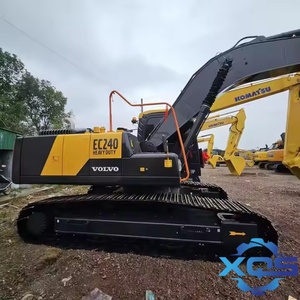 Excavatrice sur chenilles hydraulique Volvo EC240 d'occasion, 24 tonnes, modèle 2023, moteur, pompe, roulement, prix bas, bon état de fonctionnement, stable - Product Image 4