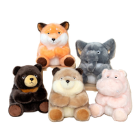 Personnalisé : Animal sérieux, Monsieur Peluche petite animale, compagnon de bureau, cadeau anti-stress d'anniversaire, rembourrage en coton PP
