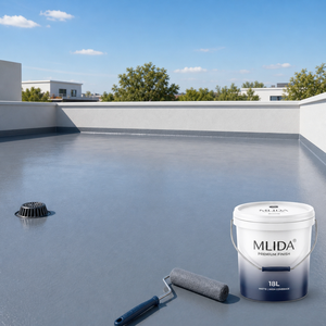 Vernice Impermeabilizzante Monocomponente in PU per Tetti di Edifici, Rivestimento Liquido ad Alta Elasticità, Fornitura Diretta dalla Fabbrica OEM - Product Image 1