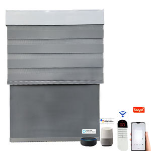 مخصص فندق منزل التحكم عن بعد ليلا ونهارا ستائر كهربائية مزدوجة الظل بمحرك مزدوج النافذة - Product Image 4