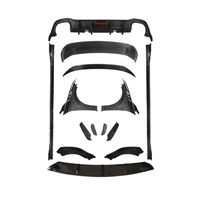 Kit carrosserie, kit aérodynamique, diffuseur arrière en fibre de carbone sèche, becquet de pare-chocs arrière, séparateur pour VW Volkswagen Golf 8 GTI
