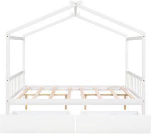 <span class=keywords><strong>Lit</strong></span> de rangement pour maison d'enfants <span class=keywords><strong>Montessori</strong></span> en bois massif <span class=keywords><strong>Tiroir</strong></span> de <span class=keywords><strong>lit</strong></span> pour enfants Meubles de maison pour bébé <span class=keywords><strong>Lit</strong></span> pour enfants avec garde-corps - Product Image 2