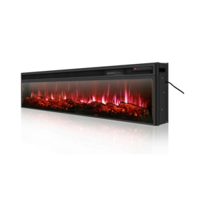 30 "32" 36 "40" 48 "50" 60 "70" Foyer électrique moderne encastré au mur avec flamme super grand décor à vendre - Product Image 1