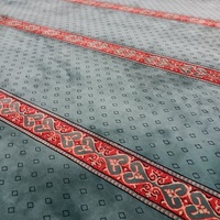 Tapis de mosquée antistatique lavable, du mur au mur, en PP et nylon, pour la mosquée, le centre islamique, la salle de prière
