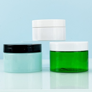 <b>Empty</b> Plastic Pet <b>Jar</b> with Cap Matte Grey clear Cosmetics Packaging <b>Jar</b> 30ml 50ml 80ml 100ml 120ml 150ml Wide Mouth Cream <b>Jar</b> - Product Image 3