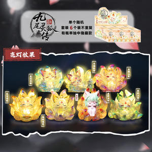 Bonita caja ciega de <span class=keywords><strong>zorro</strong></span> de nueve colas, adornos artesanales congelados de resina para decoraciones de escritorio de oficina y regalos de cumpleaños para niños - Product Image 4