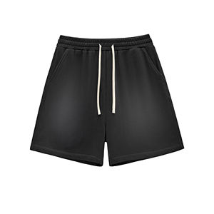 Shorts personnalisés pour hommes Short en éponge française Streetwear en coton lourd Vintage en détresse Sun Faded Acid Wash Shorts - Product Image 4