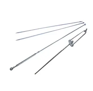 Hot Dip Galvanized Steel Stay Rod with Bow Base Plate & Thimble Non-Adjustable & Adjustable Tubular-Line Hardware