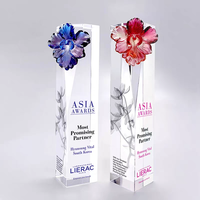 Trophée en cristal de marbre créatif haut de gamme personnalisé pour les équipes championnes et les récompenses annuelles des employés exceptionnels