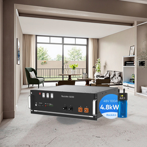แบตเตอรี่ลิเธียมคุณภาพสูง 48V 100Ah แบบติดตั้งบนแร็ค ออลอินวัน 51.2V รองรับการสื่อสาร CAN สามารถวางซ้อนกันได้ มีขนาด 200Ah 300Ah 48V - Product Image 4