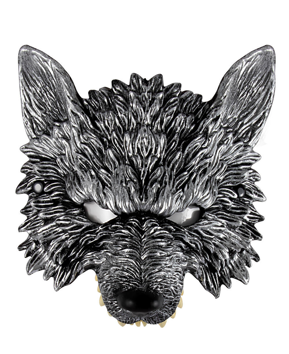 Silver wolf mask