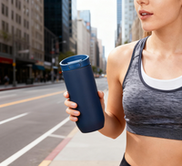 Thermos classique en acier inoxydable 500 ml à double paroi isolé sous vide 100 % étanche avec logo personnalisé, cadeaux d'affaires, coffret cadeau de voyage