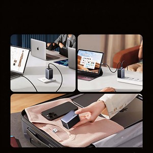 UGREEN 65W GaN Charger 3C1A 4-Port Multi <b>USB</b> Fast Charger Foldable Plug Travel Wall Power <b>Adapter</b> for Laptops Mobile Phones - Product Image 3