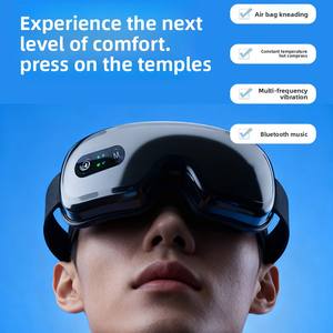 El Último Masajeador de Ojos con Máscara Térmica, Compresa Caliente, 5 Modos de Masaje y Control de Tiempo, Música Bluetooth para Mejorar el Sueño - Product Image 6