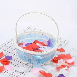 DAMAI White <b>Easter</b> Basket with Handles for <b>Easter</b> Picnics <b>Gifts</b> Toys Home Decor Wholesale <b>Easter</b> Basket Empty - Product Image 3