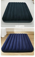 Matelas Gonflable en PVC Floqué Portable pour la Maison, les Invités, le Camping, la Randonnée, le Parc – Tailles Double et Queen – 4 Saisons