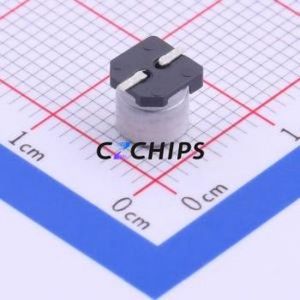 Condensateur électrolytique en aluminium SMD EEEHC1C220R, SMD, D5xL5.8mm 22uF 20% 16V 39mA-120Hz - Product Image 2