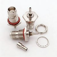 Connecteur d'antenne coaxial RP TNC femelle 50 ohms pour câble RG316 RG174