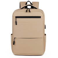Sac à dos pour ordinateur portable de voyage d'affaires en polyester, capacité 20-35L, design simple et tendance, sac à dos classique pour étudiants