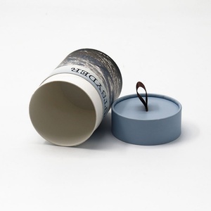 Recyclable Custom Collection Cylinder-shaped <b>Box</b> with Silk Ribbon Paper <b>Box</b> Packaging for Family <b>Storage</b> - Product Image 3