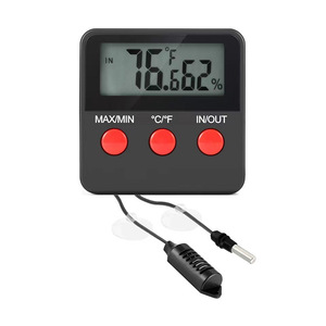 Thermomètre hygromètre numérique OKYN-A3075 Max Min Record pour intérieur et extérieur, jauge de température et d'humidité à double sonde - Product Image 2