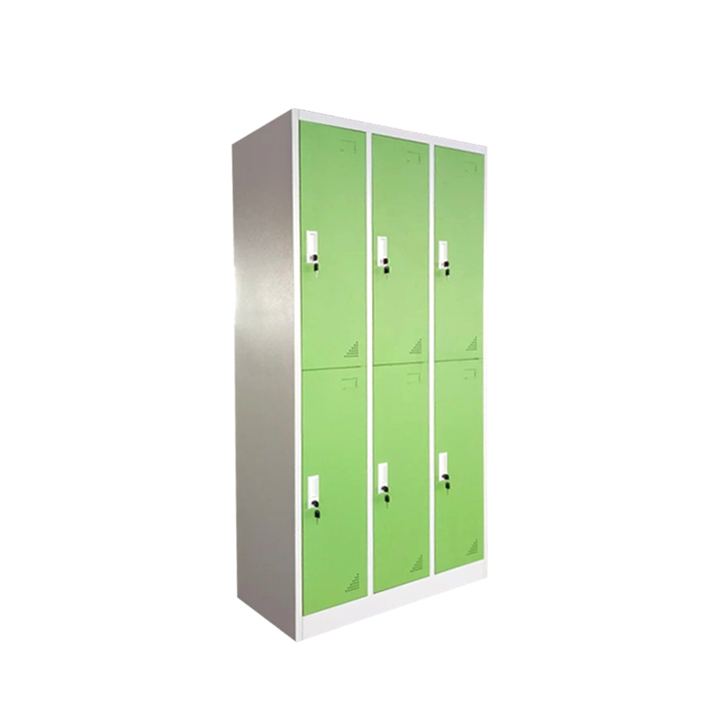 2 tier changing room clothing wardrobe price 6 door steel locker for staff