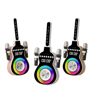 Sáng Tạo Guitar Dòng Bài Hát Kết Hợp Karaoke Player Set Với Lời Bài Hát Hiển Thị Đa Chức Năng Loa Di Động - Product Image 1