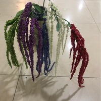 Guirlande artificielle haut de gamme PPS à 8 branches de 115 cm pour décoration de mariage, maison et jardin
