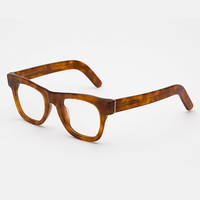 Vente de gros Monture de lunettes vintage en acétate, fabriquées à la main, italiennes, rétro, personnalisées, bon prix, lunettes pour hommes, gris transparent