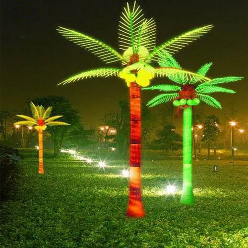 3m Realistic Artificial Outdoor Lighted Led Palm Tree