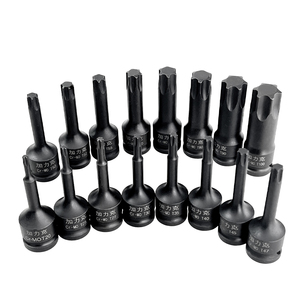 Jeu complet de douilles <span class=keywords><strong>Torx</strong></span> industrielles, entraînement 1/2, 16 pièces, 78 mm, T20 à T100, pour l'automobile et les équipements lourds - Product Image 3