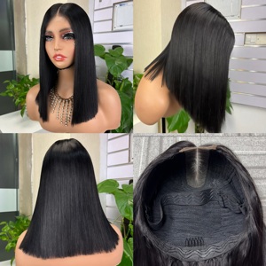 Pelucas de encaje 2x6 al por mayor estilo Kim K, pelucas vietnamitas de doble densidad, grado 11A, 100% cabello humano, pelucas de cabello liso extremo. - Product Image 4