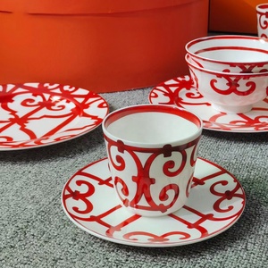 Ensemble de vaisselle en porcelaine de style européen à bas prix, 10 pièces, bols et assiettes en porcelaine fine - Product Image 5
